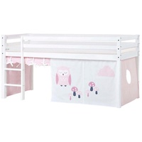 Hoppekids Hochbett »ECO Dream, Kinderbett, Spielbett, Halbhohes Bett aus