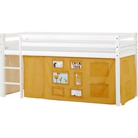 Hoppekids Hochbett »ECO Dream, Kinderbett, Spielbett, Halbhohes Bett aus