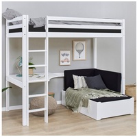 Hoppekids Hochbett »ECO Dream 90x200 mit Schreibtisch & Loungesofa