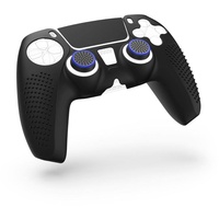 Hama Zubehör Set für PlayStation 5 Controller, schwarz, Grifffläche