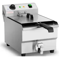 Royal Catering Elektro-Fritteuse 13 l 3200 W Ablasshahn -