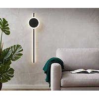 DeLife Wandleuchte Indici 105x30 cm schwarz LED 28W