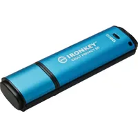 Kingston IronKey Vault Privacy50 Verschlüsselter USB-Stick Metall USB 3.2