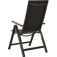 VidaXL Bistro-Set 5-tlg. Schwarz/Anthrazit