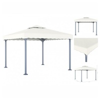 VidaXL Pavillon 300 x 300 cm Creme Aluminium