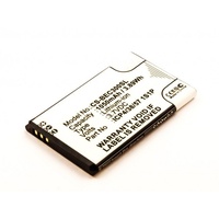 AccuCell Akku passend für Bea-Fon C30, Li-Ion, 3,7V, 1050mAh,