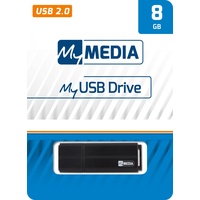 MyMedia USB 2.0 Stick 8GB, schwarz