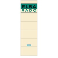 Elba Rado Ordnerrücken-Etiketten selbstklebend 190x59mm, chamois, 10er-Pack (100420953)