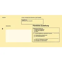 RNK Zustellungsumschlag 2044 DL 80g innen mF gelb