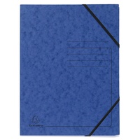 Exacompta Eckspanner 555412E DIN A4 Karton blau
