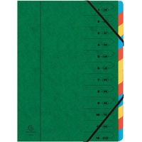 Exacompta 54123E Premium Ordnungsmappe geheftet. Aus extra starkem Colorspan-Karton