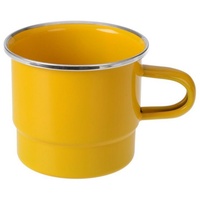 Gräwe Stapelbecher emailliert 8 cm gelb, 300 ml Inhalt