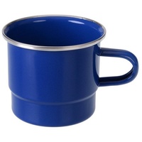 Gräwe Stapelbecher emailliert 8 cm blau, 300 ml Inhalt