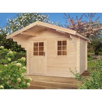 Konifera Gartenhaus KONIFERA "Kallenberg 1", beige (naturbelassen), Fußboden im