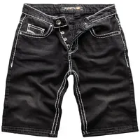 Rock Creek Jeansshorts Schwarz 31
