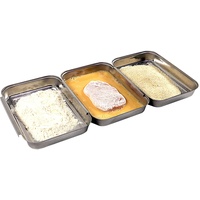 APS Panierstation, 3-teilig - Profi-Panierset bestehend aus 3 koppelbaren