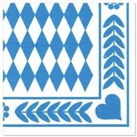 Papstar 250 Servietten, 3-lagig 1/4-Falz 33 cm x 33