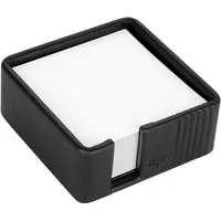 Läufer Zettelbox La Linea Leder schwarz