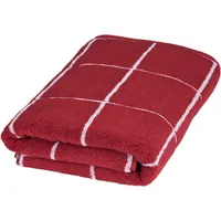 Ross Cashmere Überkaro Duschtuch 75 x 140 cm rot