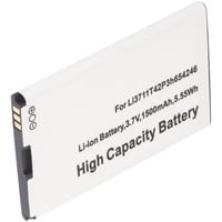 AccuCell Li-Ion-Akku 1500mAh 3.7V passend für Handy Li3711T42P3h654246, LI3715T42P3H654251,