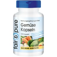 Fair & Pure Gemüse Kapseln mit Spirulina, 120 Kapseln,