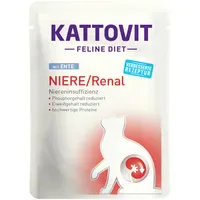 Kattovit Feline Diet Niere/Renal Ente 24 x 85 g