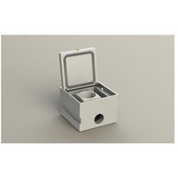 Bs bodensteckdosen 8701A1 Bodensteckdose, 1-fach, eckig, Klappdeckel (8701A1)