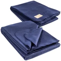 MountainHill Wolldecke 228 x 150 cm navy