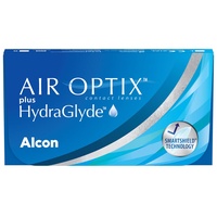 Alcon Air Optix plus HydraGlyde Monatslinsen weich, 6 Stück,