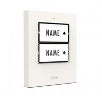 M-e modern-electronics 41357 Funkklingel Sender beleuchtet, mit Namensschild