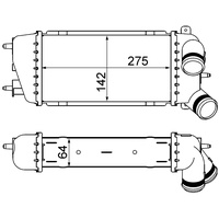 Mahle CI 309 000S Ladeluftkühler