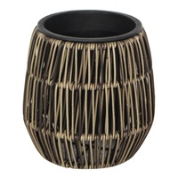Trendline Polyrattan Pflanztopf Ø 17 x 17 cm braun
