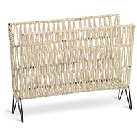 Zeller Present Zeitungsständer BOHO Eisen/Papier, ca. 38 x 15