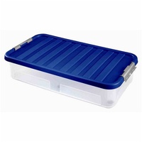 Heidrun Unterbettbox mit Rollen, 40 x 18 cm, farbig