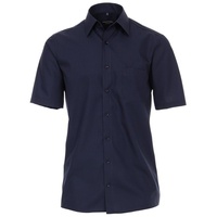 CasaModa Businesshemd Casamoda Businesshemd Kurzarm uni blau 41
