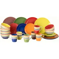 Retsch COLOUR STRIPES Kombiservice 24-tlg. 6 Pers. bunt