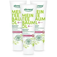 Alkmene  alkmene Teebaumöl Kariesschutz Zahncreme mit 6fach Schutz -