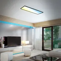 Briloner LED Panel Slim 1 58 cm schwarz
