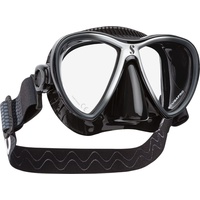 Scubapro Synergy Twin mit Comfort Strap (klar/blau)