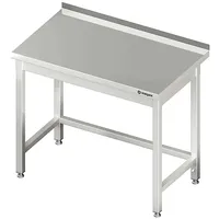 Stalgast Arbeitstisch ohne Grundboden, 600x700x850 mm, mit Verstrebung, mit