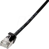 Logilink CQ9043S RJ45 Netzwerkkabel, Patchkabel CAT 6a U/FTP Schwarz