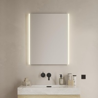 Loevschall Lago Badspiegel mit Beleuchtung, 60x75 cm, modernes Design,