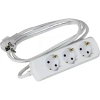 Heitronic Steckdosenleiste 1,5 m Weiß 3 St.