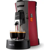 Philips Senseo Select CSA240/91 dunkelrot/grau