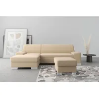 DOMO collection Ecksofa DOMO COLLECTION "Anzio L-Form, whlw. Bettfunktion,