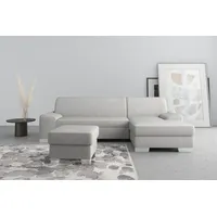 DOMO collection Ecksofa DOMO COLLECTION "Anzio L-Form, whlw. Bettfunktion,