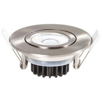 LEDxOn EDOS Einbaustrahler Schwenkbar IP65 9W 730lm, 3000K, nickel