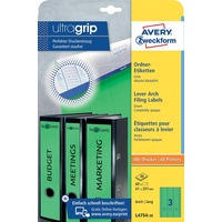 Avery Zweckform L4754-20 Ordnerrücken Etiketten (60 Rückenschilder mit ultragrip,