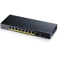 ZyXEL Switch 10-Port Gigabit 2-Port SFP, 8-Port PoE+ 77W