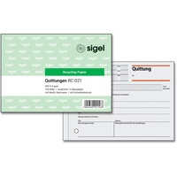 Sigel Quittung, MwSt. separat ausgewiesen Formularbuch RC021